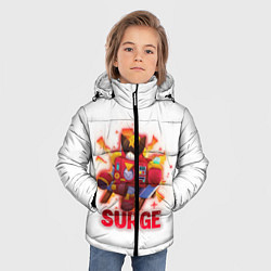 Куртка зимняя для мальчика Сердж Бравл Старс Surge BS, цвет: 3D-черный — фото 2