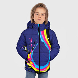 Куртка зимняя для мальчика SMYK, цвет: 3D-черный — фото 2