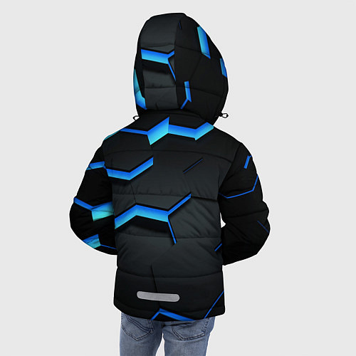 Зимняя куртка для мальчика Fall Guys Apex Legends / 3D-Черный – фото 4