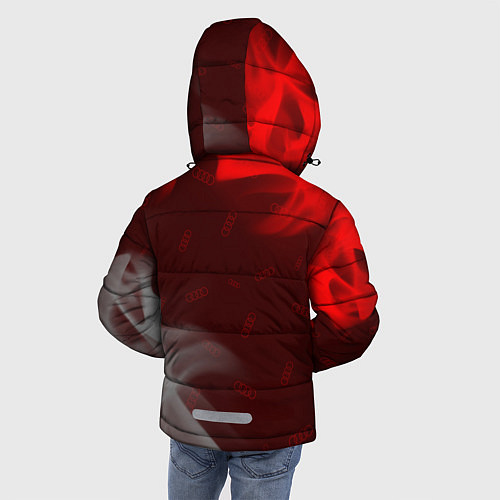 Зимняя куртка для мальчика AUDI АУДИ / 3D-Черный – фото 4