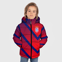 Куртка зимняя для мальчика ФК БАВАРИЯ, цвет: 3D-черный — фото 2