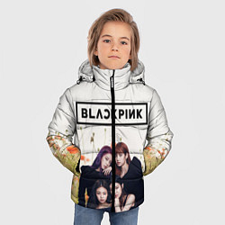 Куртка зимняя для мальчика BlackPink, цвет: 3D-светло-серый — фото 2