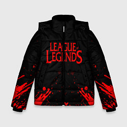 Куртка зимняя для мальчика League of legends, цвет: 3D-светло-серый