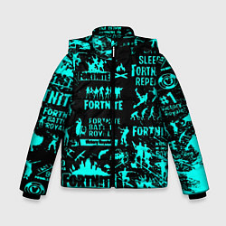 Куртка зимняя для мальчика Fortnite, цвет: 3D-светло-серый