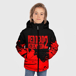 Куртка зимняя для мальчика RED DEAD REDEMPTION 2, цвет: 3D-светло-серый — фото 2