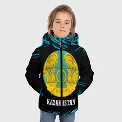Куртка зимняя для мальчика KAZAKHSTAN КАЗАХСТАН, цвет: 3D-светло-серый — фото 2
