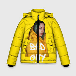 Куртка зимняя для мальчика Billie Eilish Билли Айлиш, цвет: 3D-красный