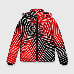 Куртка зимняя для мальчика BMTH, цвет: 3D-красный
