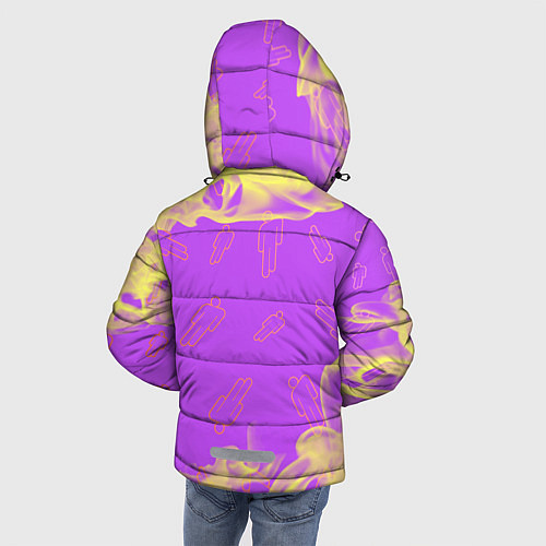 Зимняя куртка для мальчика BILLIE EILISH БИЛЛИ АЙЛИШ / 3D-Черный – фото 4