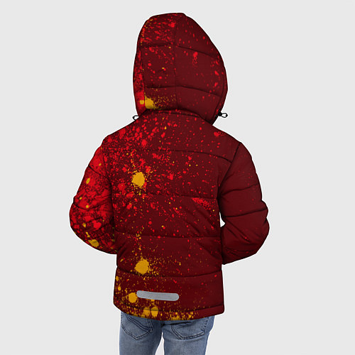 Зимняя куртка для мальчика MITSUBISHI МИТСУБИСИ / 3D-Черный – фото 4