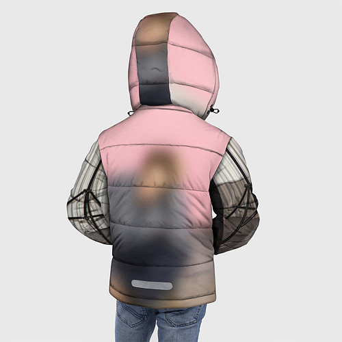 Зимняя куртка для мальчика Роберт Паттинсон / 3D-Черный – фото 4