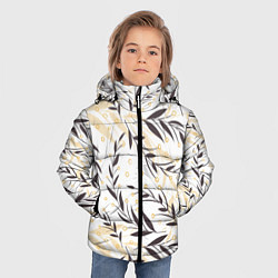 Куртка зимняя для мальчика Колосья, цвет: 3D-красный — фото 2