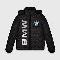 Куртка зимняя для мальчика BMW, цвет: 3D-черный