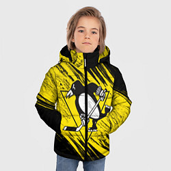 Куртка зимняя для мальчика Pittsburgh Penguins Sport, цвет: 3D-светло-серый — фото 2
