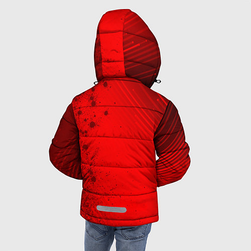 Зимняя куртка для мальчика КОРОЛЬ И ШУТ / 3D-Светло-серый – фото 4
