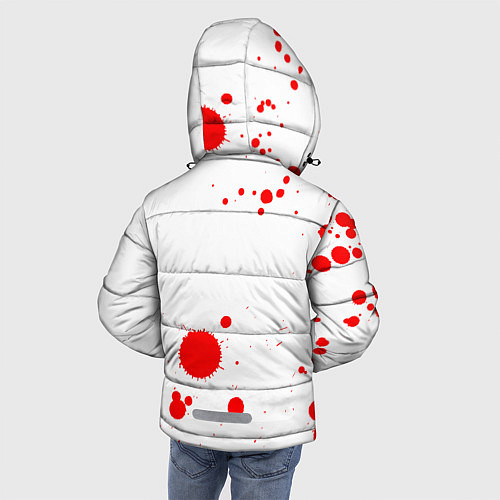Зимняя куртка для мальчика КОРОЛЬ И ШУТ / 3D-Светло-серый – фото 4