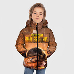 Куртка зимняя для мальчика PlayerUnknowns Battlegrounds, цвет: 3D-светло-серый — фото 2