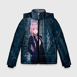 Куртка зимняя для мальчика Zero Two, цвет: 3D-черный