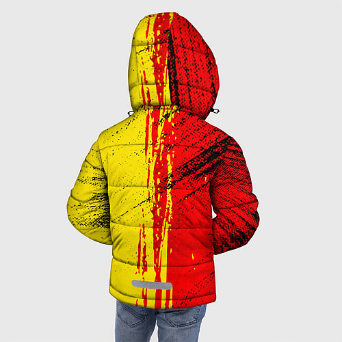 Зимняя куртка для мальчика Manchester United Дьяволы / 3D-Черный – фото 4