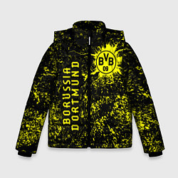 Куртка зимняя для мальчика Borussia Боруссия, цвет: 3D-черный