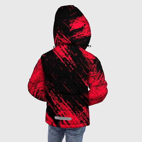 Зимняя куртка для мальчика BAYERN MUNCHEN БАВАРИЯ / 3D-Красный – фото 4