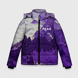 Куртка зимняя для мальчика PEAK, цвет: 3D-черный