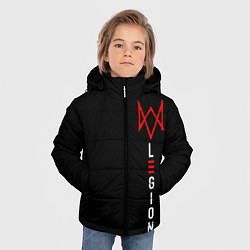 Куртка зимняя для мальчика Watch Dogs: Legion, цвет: 3D-черный — фото 2