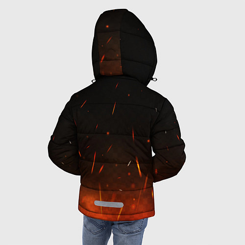 Зимняя куртка для мальчика Halloween Party / 3D-Черный – фото 4