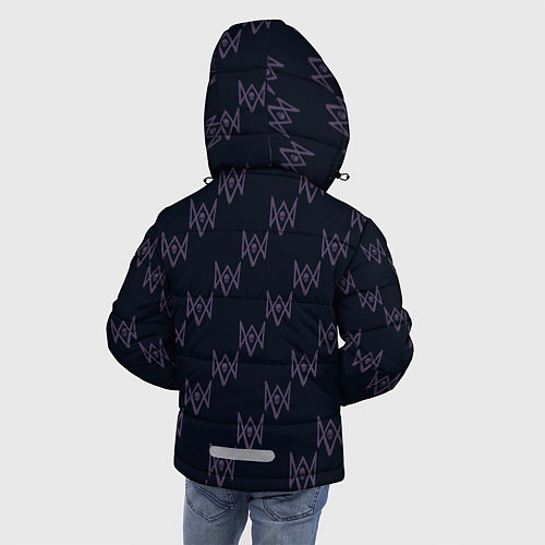 Зимняя куртка для мальчика Watch Dogs: Legion / 3D-Черный – фото 4