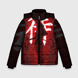 Куртка зимняя для мальчика NEON SAMURAI, цвет: 3D-черный