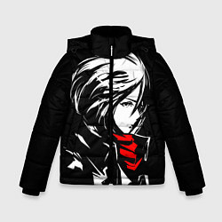 Куртка зимняя для мальчика АТАКА ТИТАНОВ, цвет: 3D-черный