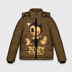 Куртка зимняя для мальчика Bendy And The Ink Machine, цвет: 3D-красный