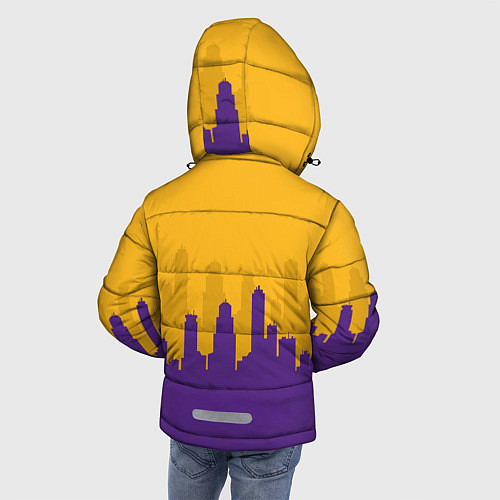 Зимняя куртка для мальчика LOS ANGELES LAKERS / 3D-Черный – фото 4