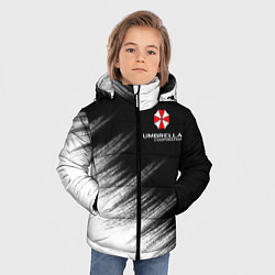 Куртка зимняя для мальчика Амбрелла, цвет: 3D-черный — фото 2