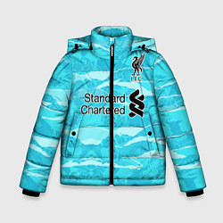 Куртка зимняя для мальчика LIVERPOOL выездная сезон 2021, цвет: 3D-черный