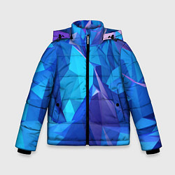 Куртка зимняя для мальчика NEON CRYSTALLS, цвет: 3D-черный