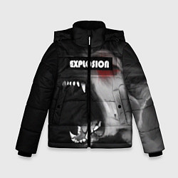 Куртка зимняя для мальчика EXPLOSION ВЗРЫВНОЙ, цвет: 3D-черный