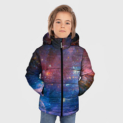 Куртка зимняя для мальчика Glitch space, цвет: 3D-светло-серый — фото 2