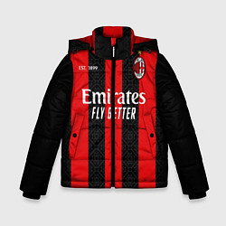 Куртка зимняя для мальчика AC MILAN 2021 - ДОМАШНЯЯ, цвет: 3D-красный