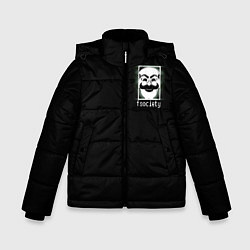 Куртка зимняя для мальчика MP ROBOT, цвет: 3D-черный