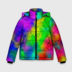 Куртка зимняя для мальчика Multicolored, цвет: 3D-черный