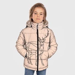 Куртка зимняя для мальчика Олень, deer, цвет: 3D-черный — фото 2