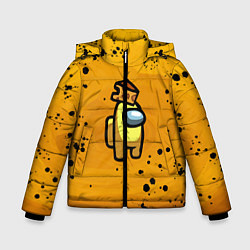 Куртка зимняя для мальчика Among Us Cheese Z, цвет: 3D-светло-серый