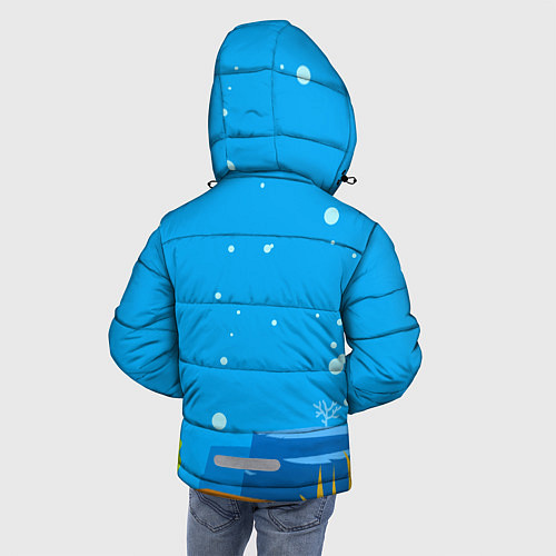 Зимняя куртка для мальчика Baby Shark / 3D-Черный – фото 4