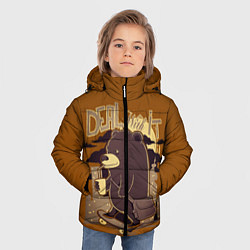 Куртка зимняя для мальчика Смирись с этим, цвет: 3D-светло-серый — фото 2