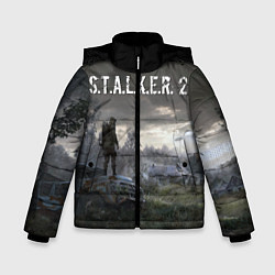 Куртка зимняя для мальчика STALKER 2, цвет: 3D-черный