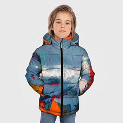 Куртка зимняя для мальчика Я художник, цвет: 3D-черный — фото 2