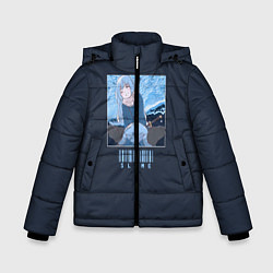 Куртка зимняя для мальчика Slime, цвет: 3D-черный