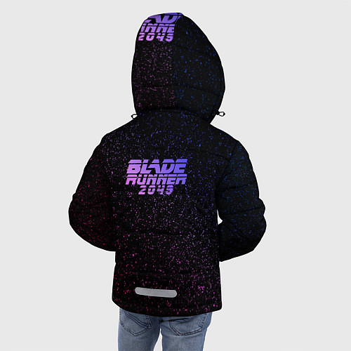 Зимняя куртка для мальчика Бегущий по лезвию / 3D-Черный – фото 4