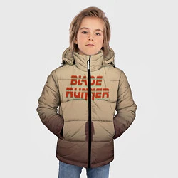 Куртка зимняя для мальчика Бегущий по лезвию, цвет: 3D-черный — фото 2